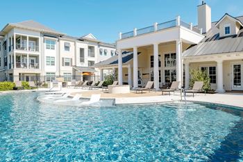 Sparkling swimming pool